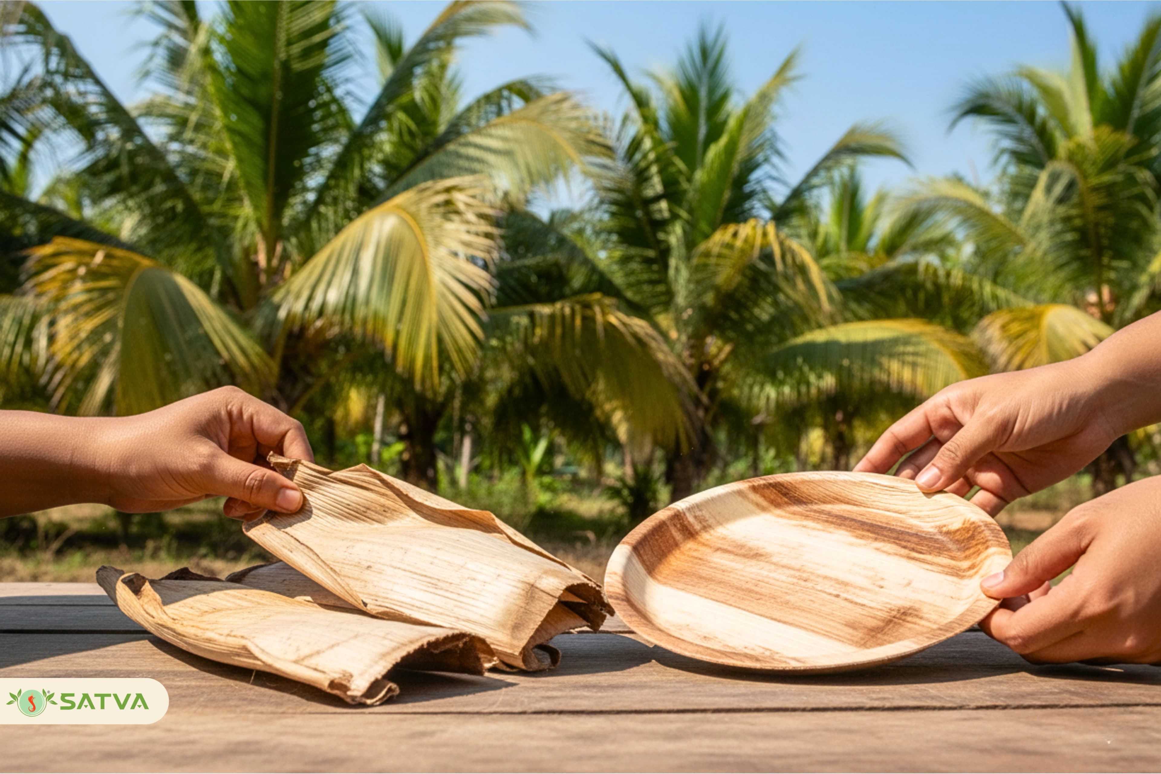 How Satva Plates Are Made: From Fallen Leaf to Premium Tableware